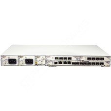 Raisecom ISCOM5508-DC/D: OLT of GEPON system, 4 single-strand fiber PON SFP slots including 4 GEPON SFPs, 2 electrical GE + 4 optical GE interfaces, 2 optional slots for ISCOM5508-EP4 line modules, two DC -48V power supplies