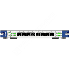 Raisecom ISCOM5800E-GE8A: GE line module, provides eight GE SFP slots, can be inserted in ISCOM5800E-15.