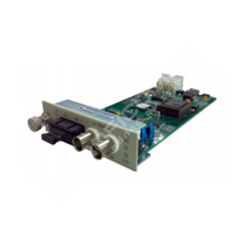 Raisecom RC802-DS3/E3-SS15: Module,  fiber optic modem, 1 DS3/E3 (switched by DIP switch, 75 Ohm unbalanced, BNC) over fiber (single mode, single-strand, 1550nm Tx, 1310nm Rx, 0~25km), SNMP managed in RC002 series chassis