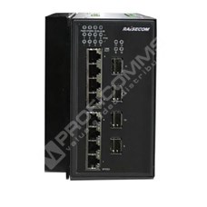 Raisecom S1512i-4GF-8GE-PWR-DC48: L2+ Din-Rail manageable industrial POE switch  4*100/1000M SFP  8*10/100/1000M RJ45 PoE(POE: 8x  802.3af/at) -DC48: Daul input DC, 48VDC (44~72 VDC)/Lowest 44VDC for IEEE802.3af/Lowest 51VDC for IEEE802.3at, Version A