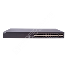 Ruckus ICX8100-24P-X: RUCKUS ICX 8100 1RU Switch, 24×10/100/1000 Mbps PoE+ 802.3at, 30W Class 4 ports, 4×10GbE SFP+ uplink-ports, 370W PoE budget. Power cord not included