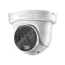 Sunell SN-TPC2553CT-F7: Bi-spectrum Turret, Thermal:256x192 (scalable up to 704x576), Fixed Lens: 7mm, Temperature Range: -20°C to 150°C, Visible: 4MP, 1/2.7" CMOS, Fixed Lens: 8mm,H.265/H.264,True WDR/HLC/BLC/Defog/IVS,DC12V/DC24V/PoE,SD slot,IR distance up to 50m,IP66