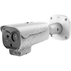 Sunell SN-TPC2553DRT-F3.5: Bi-spectrum Bullet, Thermal: 256x192 (scalable up to 704x576), Fixed Lens: 3.5mm, Temperature Range: -20°C to 150°C, Visible: 4MP, 1/2.7" CMOS, Fixed Lens: 4mm,H.265/H.264,True WDR/HLC/BLC/Defog/IVS,DC12V/DC24V/PoE,SD slot,IR distance up to 35m,IP66