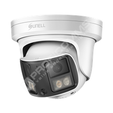 Sunell SN-IPP8086MEAC-B: 8MP Dual-sensor Panoramic Network Camera, 2×1/2.8" STARVIS II CMOS&ICR, H.265/H.264, 8MP(4224×1848)@25/30 fps, True WDR/Defog/HLC/BLC/IVS, DC12V/PoE, 1ch audio i/o, 1ch alarm i/o, SD slot, IR distance up to 30 m, Warm light distance up to 20 m, IP66