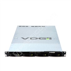 TKH Security NVH-1004XRR: Video server 19inch, 1U, 4 bay HS, Intel Xeon E, M.2 NVMe SSD, RAID, RPSU