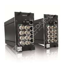 TKH Security OCTA 4350 TX/SA: 8-ch dig video mux, Ethernet, audio, data & CC, SM, SA