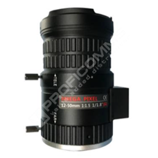 TKH Security RL1250P: Lens, 1/18inch, 12-50mm, F15, P auto iris, IR-corrected, 3