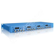 TKH Security EVE 4x4 V2: 16-ch modular video enc 19 rack, H264/MJPEG, 2x GBE