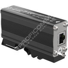 Saltek DL-1G-RJ45-PoE-AB: přepěťová ochrana pro Ethernet 1 Gbit/s (Cat.6) s PoE režimu A, B, 2 kA (10/350 µs)