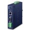 Planet ICS-2100T: IP30 Industrial 1-Port RS232/RS422/RS485 Serial Device Server (1 x 10/100BASE-TX, -40~75 degrees C, dual 9~48V DC, Web, Telnet and SNMP management )