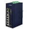 Planet IGS-614HPT: IP40 Industrial 4-Port 10/100/1000T 802.3at PoE + 1-Port 10/100/1000T + 1-Port 100/1000X SFP Gigabit Ethernet Switch(-40 to 75 C, dual 12V~56V DC power boost, PoE Usage LED)