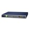 Planet IGS-6325-20T4C4X: "IP30 19"" Rack Mountable Industrial L3 Managed Core Ethernet Switch, 24*1000T with 4 shared 100/1000X SFP + 4*10G SFP+ (-40 to 75 C, AC + 2 DC, DIDO), ERPS Ring, 1588, Modbus TCP, Cybersecurity features, Hardware Layer3 OSPFv2 and IPv4/IPv6 Static R