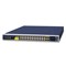 Planet IGS-6325-24P4S: "IP30 19"" Rack Mountable Industrial L3 Managed PoE Switch, 24-Port 10/100/1000T 802.3at PoE with 4 shared 100/1000X (-40 to 75 C, dual redundant power input on 48~56VDC, DIDO, ERPS Ring, 1588, Modbus TCP, ONVIF, Cybersecurity features, Hardware Laye
