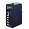 Planet ISW-514PTF: IP40 4-Port 10/100TX 802.3at PoE + 1-Port 100FX SFP Industrial Fast Ethernet Switch (-40 to 75 C, 12V~48V DC power boost, 120W PoE budget, Standard/VLAN/250m Extend mode )