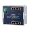 Planet WGS-4215-8P2S: IP30, IPv6/IPv4, 8-Port 1000T 802.3at PoE + 2-Port 100/1000X SFP Wall-mount Managed Ethernet Switch (-40 to 75 C, PoE PD alive check and schedule management, 250m Extend mode, dual power input on 48-54VDC terminal block and power jack, SNMPv3, 802.1Q
