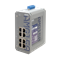 AMG systems AMG150-4GAT-P120: Industrial 4 Port PoE Injector, 4 x 10/100/1000Base-T(x) RJ45 Ports (Input), 4 x 10/100/1000Base-T(x) RJ45 Ports With 802.3at 30W PoE (Output), DIN Rail / Wall Mount, -40°C to +75°C, 50-56 VDC Power Input