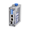 AMG systems AMG260-2G-1S: 2+1 Industrial Media Converter 2 x 10/100/1000Base-T(x) RJ45 Ports, 1 x 100/1000Base-Fx SFP Port, DIP-Switch Functions, DIN Rail / Wall Mount, -40°C to +75°C, 2 x 12-56VDC Power Inputs, Fault Relay*