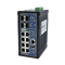 AMG systems AMG560-8G-4XS: Industrial 12 Port Managed Switch, 8 x 10/100/1000Base-T(x) RJ45 Ports, 4 x 1/2.5/10G Base-Fx SFP+ Ports, DIN Rail Mount, -40 to +75°C, 12-48VDC Power Input
