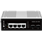BDCOM IES200-L25-4P2S: 4-Port Gigabit PoE+ 2-Port Gigabit SFP L3-lite Managed PoE Industrial Switch (dual 48~55V DC pheonix PoE power input, 120W PoE budget, single 12V DC jack non-PoE power input; operating temperature: -40~75°C; IP40; DIN-rail installation)