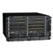 Ruckus FI-SX800-DC: FastIron SX 800 modular chassis, one SX 800 8-slot chassis, two Switch Fabric module, one system DC power supply, nine interface panels, three power supply panels , and one fan tray.