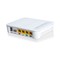 genexis XG6846B-L3: Inteno 5-port Gigabit L2 Managed Switch, 1x Gigabit Combo Port WAN (10/100/1000Base-T RJ45 shared with 100/1000Base-X SFP slot), 4x 10/100/1000Base-T RJ45 LAN, 1x USB 2.0, VLAN, IGMP, HTTP/TFTP/TR-069, optional tray & CATV module, GenXOS, L3 Routing