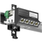 Microsens MS440207PMXH-48G6-GT: Gigabit Ethernet ruggedized Micro-Switch, Horizontal Version, 4x10/100/1000T PoE+ (PSE), 2x SFP-Uplink 100/1000X Port (dual speed), DIN rail mounting, power supply 44..57 VDC