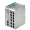 Microsens MS652119PM: Modular Industrial Gigabit Ethernet Main-Switch, 8x 10/100/1000T PoE+ (PSE), 1x 10/100/1000T PoE+ (PD), 4x Dual Media Ports: 100/1000X SFP-Slot or 10/100/1000T, Serial Port, USB Port, SD Memory Card Slot, I/O: 2x in, 2x out, 2x power input 24-57V DC