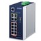Planet IGS-4215-8P2T2S: IP30 Industrial L2/L4 8-Port 10/100/1000T 802.3at PoE + 2-Port 10/100/1000T + 2-Port 100/1000X SFP Managed Switch (-40~75 degrees C), dual redundant power input on 48~56VDC terminal block, SNMPv3, 802.1Q VLAN, IGMP Snooping, TLS, SSH, ACL, 250m Exten