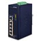 Planet IGS-504HPT: IP40 Industrial 4-Port 10/100/1000T 802.3at PoE + 1-Port 10/100/1000T Gigabit Ethernet Switch(-40 to 75 C, dual 12V~56V DC power boost, PoE Usage LED)