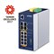 Planet IGS-5225-8P2S2X: IP30 Industrial L3 8-Port 1000T 802.3at PoE+ 2-port 1G/2.5G SFP + 2-port 10G SFP+ Full Managed Switch (-40 to 75 C, dual redundant power input on 48~54VDC terminal block, DIDO, ERPS Ring, 1588, Modbus TCP, Cybersecurity features, Hardware Layer 3 RIP