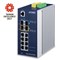 Planet IGS-5225-8T2S2X: IP30 Industrial L3 8-Port 1000T + 2-Port 1G/2.5G SFP + 2-Port 10G SFP+ Full Managed Switch (-40 to 75 C, dual redundant power input on 12~48VDC terminal block, DIDO, ERPS Ring, 1588, Modbus TCP, Cybersecurity features, Hardware Layer3 OSPFv2 and IPv4