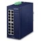 Planet IGS-1600T: IP30 Industrial 16-Port 10/100/1000T Gigabit Ethernet Switch (-40~75 degrees C, dual 12~48V DC/24V AC),UL certified