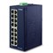 Planet ISW-1600T: IP30 Industrial 16-Port 10/100TX Ethernet Switch (-40~75 C, dual redundant power input on 12-48VDC / 24VAC terminal block),UL certified