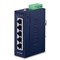 Planet ISW-500T: IP30 Compact size 5-Port 10/100TX Fast Ethernet Switch (-40~75 degrees C),UL certified