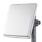 Ruckus 911-2401-DP01: One high gain directional antenna, dual-polarized 24.5dBi V gain/23.5dBi H gain and 7-9 degrees 3dBm beam width, including one dual plane adjustable wall/pole mounting kit and two 1m RF cables with N-Type connectors.