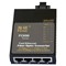 HiOSO FC650AM-SC: Unmanaged 5-port Fast Ethernet switch, 1x 100Base-FX dual-fiber multi-mode fixed port (2km, 1300nm, Dual SC), 4x 10/100Base-TX RJ45 ports, external power DC +5V