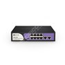 BDCOM S1000-8P2F: 8-port 100M PoE + 2-port 100M RJ45 Unmanaged PoE Switch,  DIP function,  built-in AC220V power supply,  PoE budget 90W,  desk-top installation