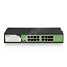 BDCOM S1500-16T: 16-port GE RJ45 Unmanaged Switch,  DIP function,  thunder-proof,  built-in AC220V power supply; desktop/rack-mounted installation 