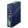 Planet ICS-2100T: IP30 Industrial 1-Port RS232/RS422/RS485 Serial Device Server (1 x 10/100BASE-TX, -40~75 degrees C, dual 9~48V DC, Web, Telnet and SNMP management )