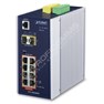 Planet IGS-10020MT: IP30 Industrial L2+/L4 8-Port 1000T + 2-Port 1G/2.5G SFP Full Managed Switch (-40 to 75 C, dual redundant power input on 12~48VDC terminal block, ERPS Ring, 1588, Modbus TCP, Cybersecurity features, IPv4/IPv6 Static Routing, supports CloudViewer app 