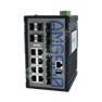 AMG systems AMG560-8G-12S: Industrial 20 Port Managed Switch, 8 x 10/100/1000Base-T(x) RJ45 Ports, 8 x 100/1000Base-Fx SFP Ports, 4 x 1000Base-Fx SFP Ports, DIN Rail Mount, -40 to +75°C, 12-48VDC Power Input