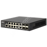 Edge-Core ECS4100-12T-DCv2: L2 Gigabit Ethernet Access Switch with 8x 10/100/1000Base-T (RJ-45) ports, 2x Combo GE and 2x SFP Gigabit Uplink ports, IPv6 support, QoS, DC power supply 24 - 72V, záruka na zdroje 24 měsíců