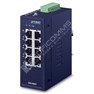 Planet ISW-800T: IP30 Compact size 8-Port 10/100TX Fast Ethernet Switch (-40~75 degrees C),UL certified